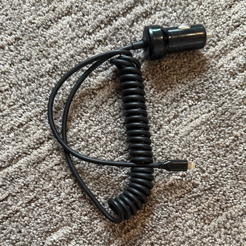 Lightening Cable Car Charger for Cell Phones